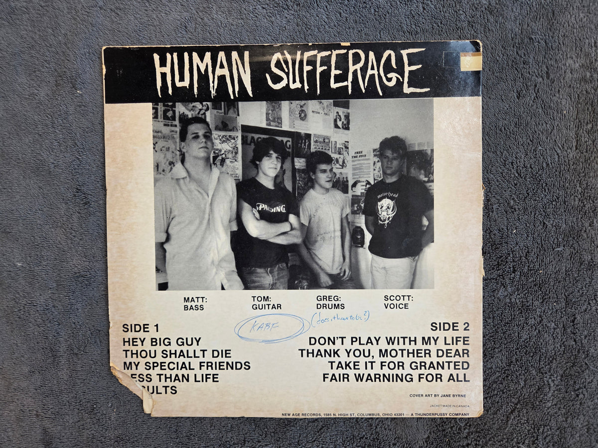 HUMAN SUFFERAGE THANK YOU MOTHER DEAR
