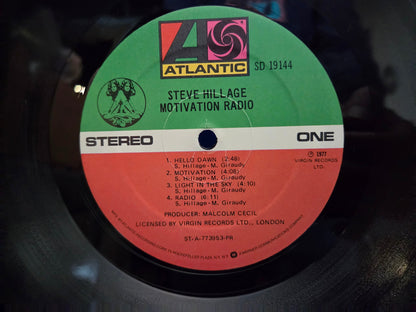 STEVE HILLAGE MOTIVATION RADIO
