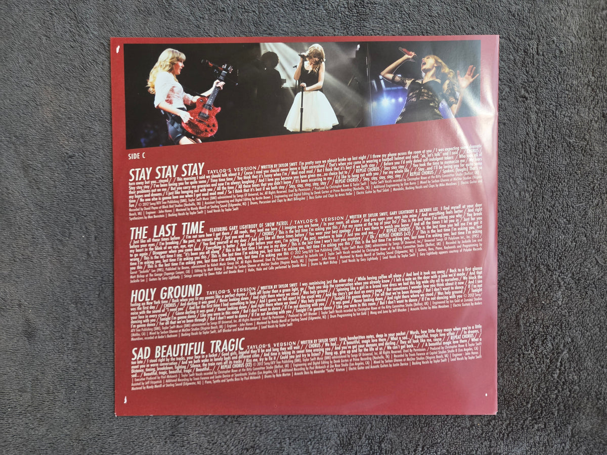 TAYLOR SWIFT RED TAYLORS VERSION
