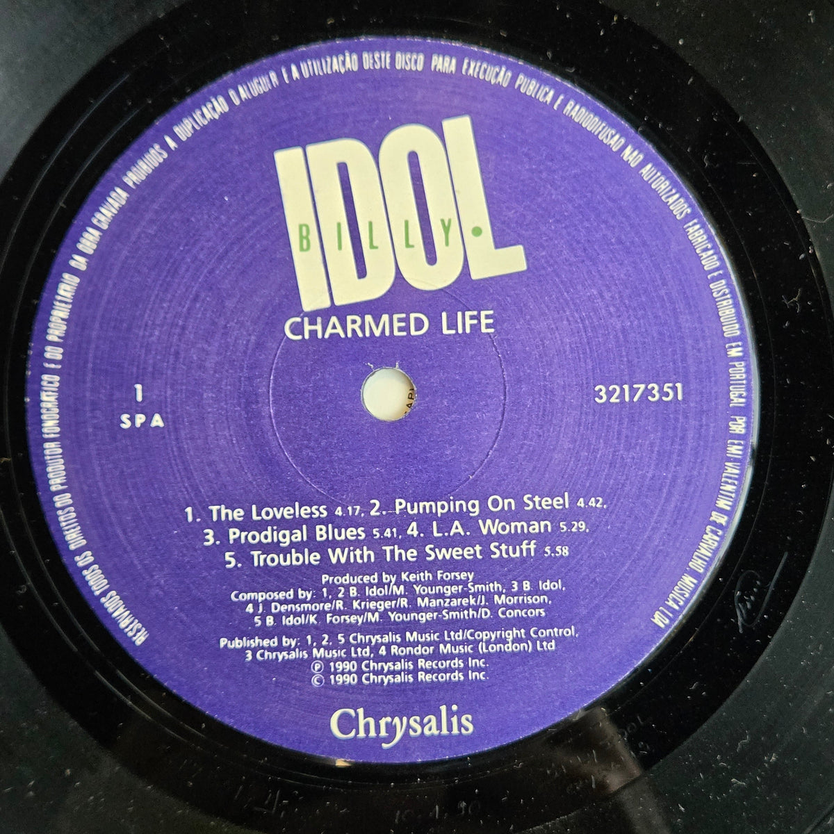 BILLY IDOL CHARMED LIFE PORT IMP