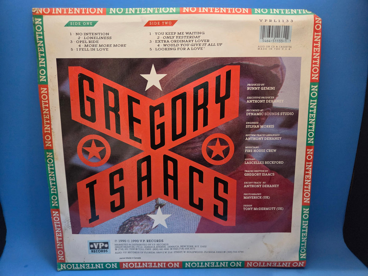 GREGORY ISAACS NO INTENTION