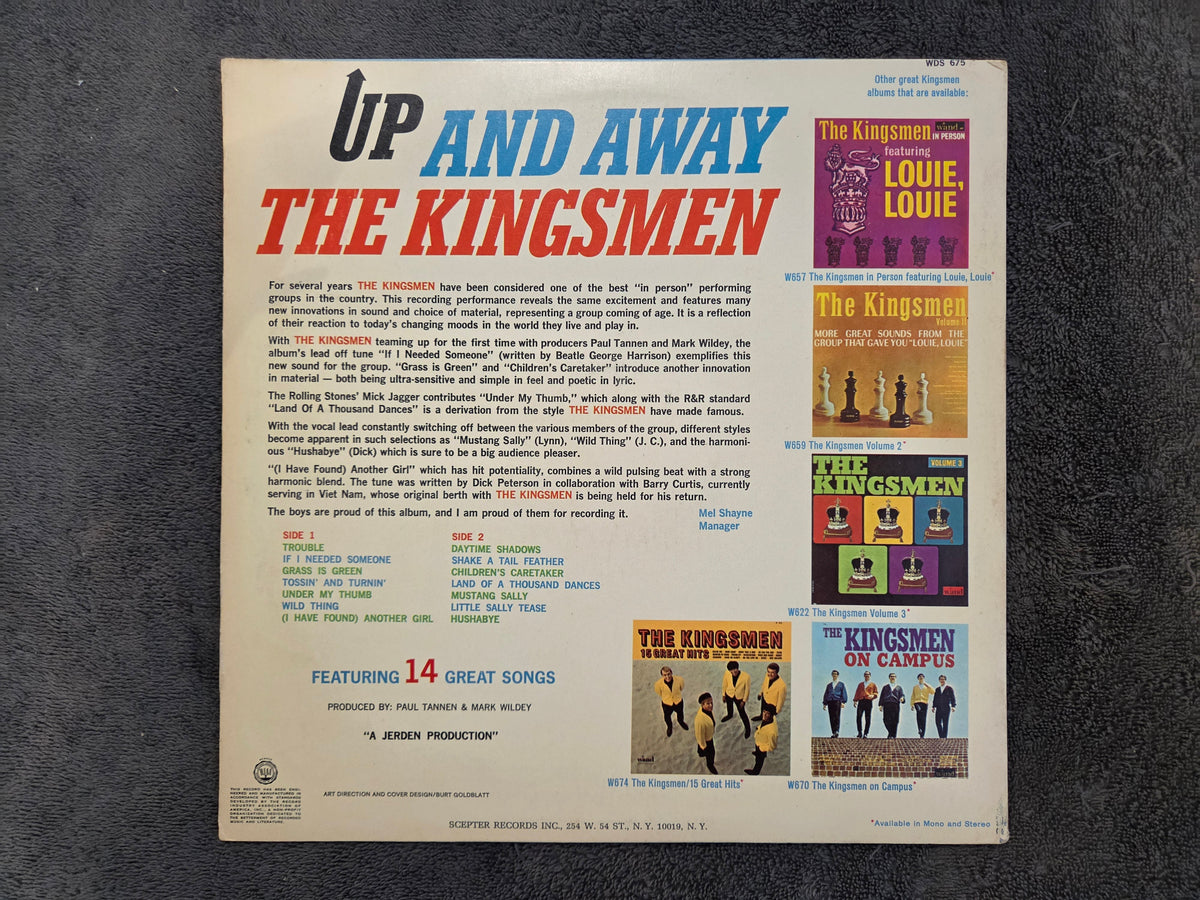 KINGSMEN UP AND AWAY