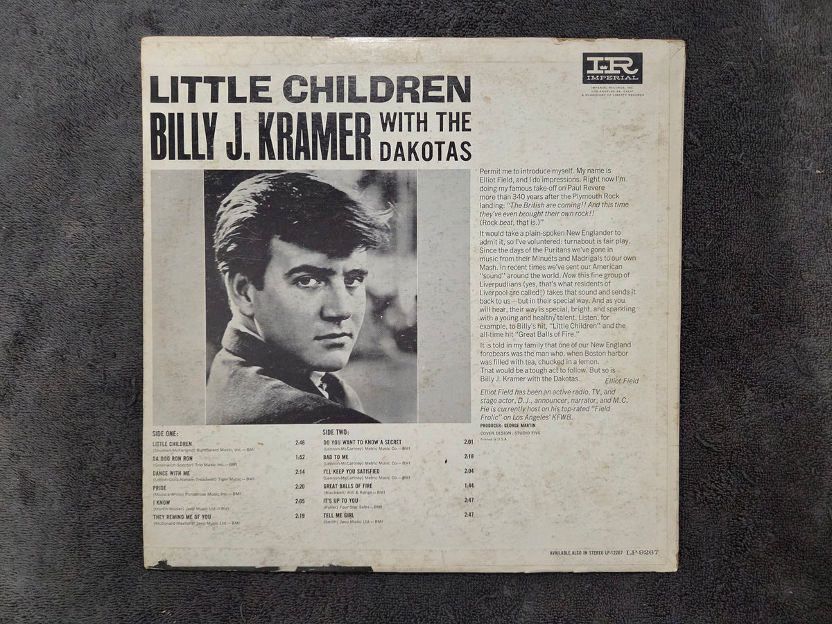 BILLY J KRAMER DAKOTAS LITTLE CHILDREN
