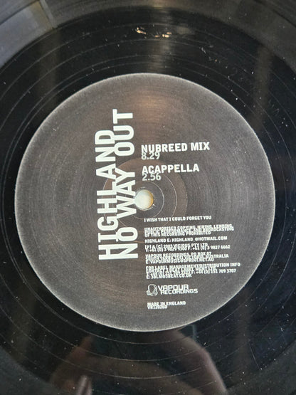 HIGHLAND NO WAY OUT DISC TWO AUS IMP 12"