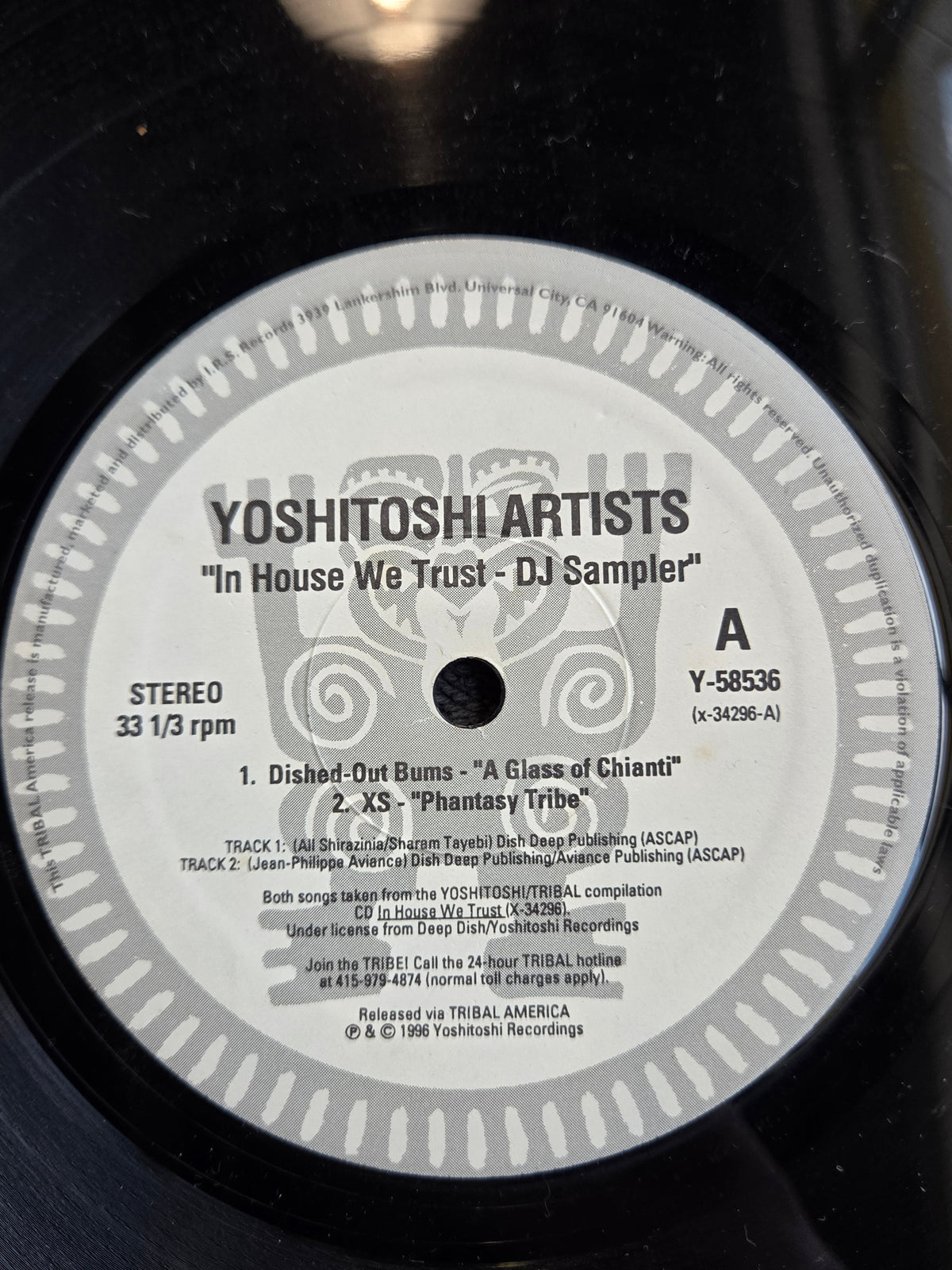 YOSHITOSHI ARTISTS IN HOUSE WE TRUST 12"