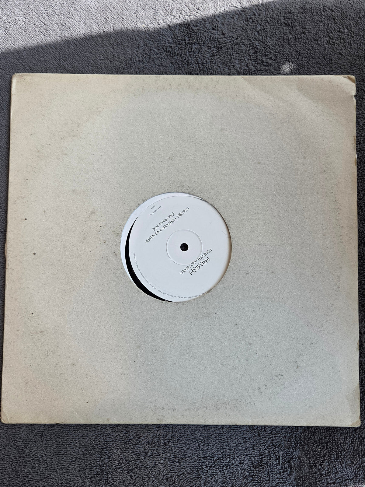 HAMISH FOREVER AND NEVER AUS IMP 12"