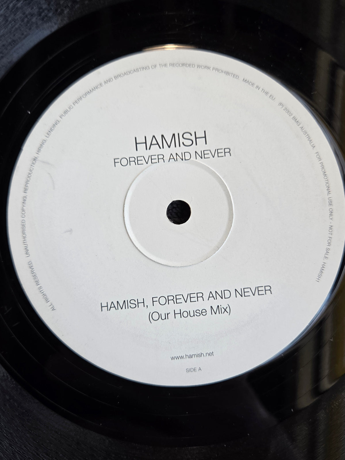 HAMISH FOREVER AND NEVER AUS IMP 12"
