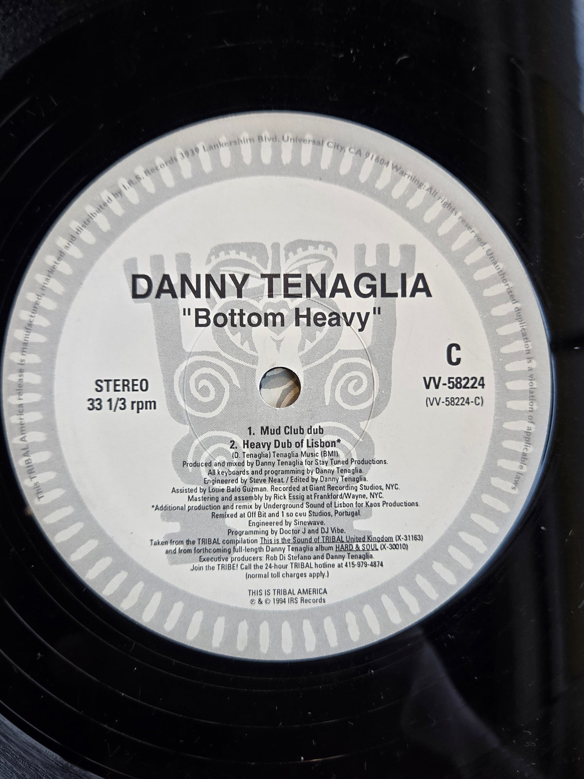 DANNY TENAGLIA BOTTOM HEAVY 12"