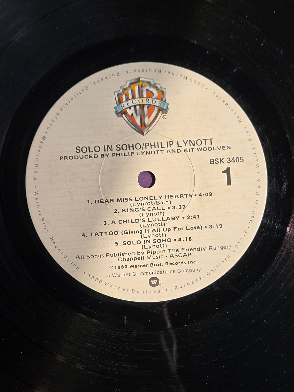PHILIP LYNOTT SOLO IN SOHO