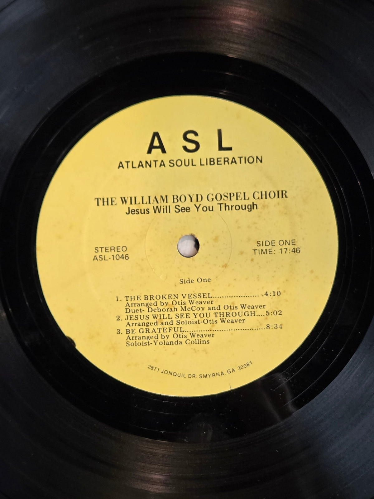 WILLIAM BOYD GOSPEL CHOIR JESUS WILL SEE YOU THROUGH