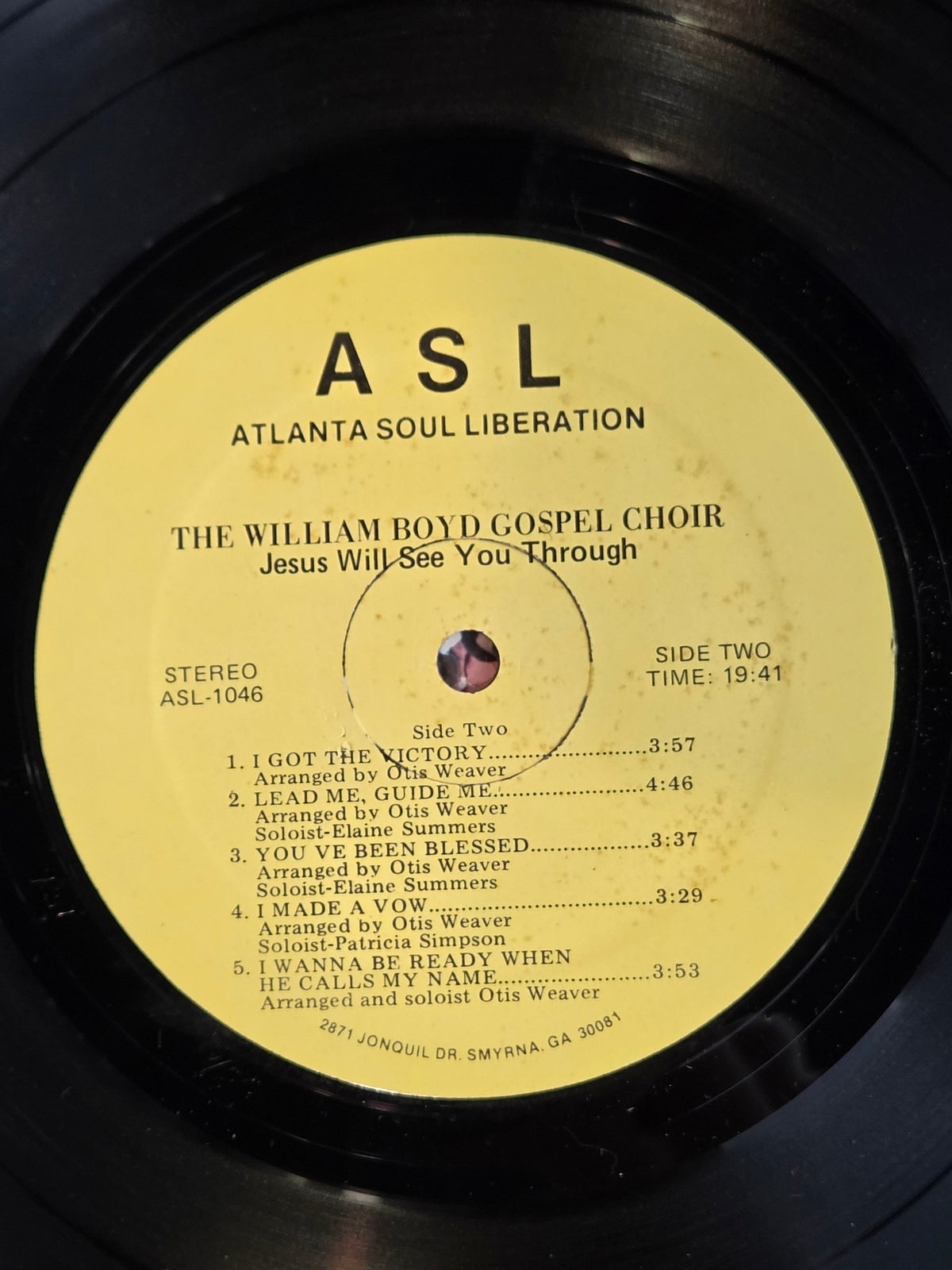 WILLIAM BOYD GOSPEL CHOIR JESUS WILL SEE YOU THROUGH