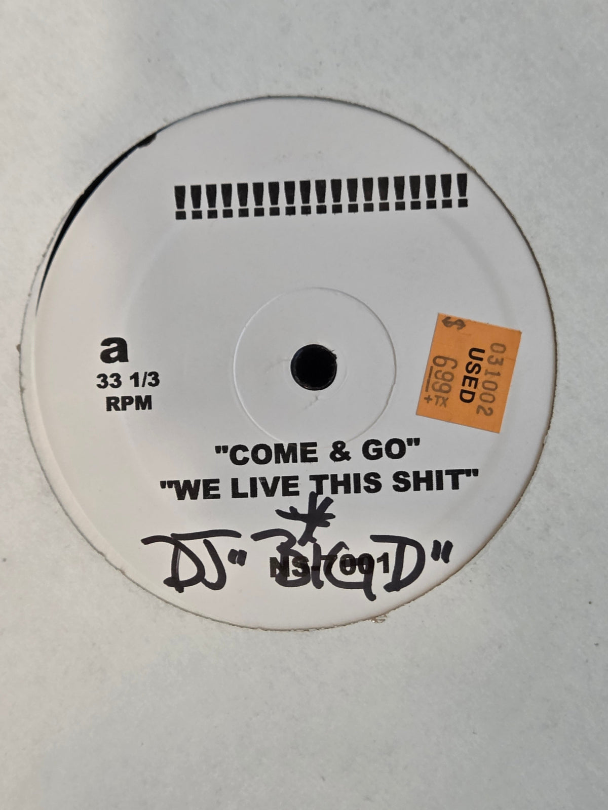 RUFF RYDERS COME & GO UNOFFICIAL 12"
