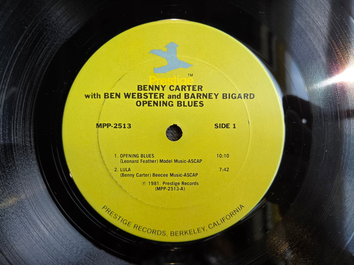 BENNY CARTER OPENING BLUES 1981