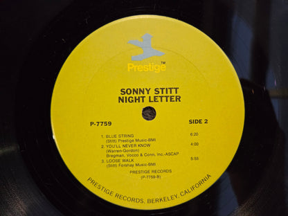 SONNY STITT NIGHT LETTER
