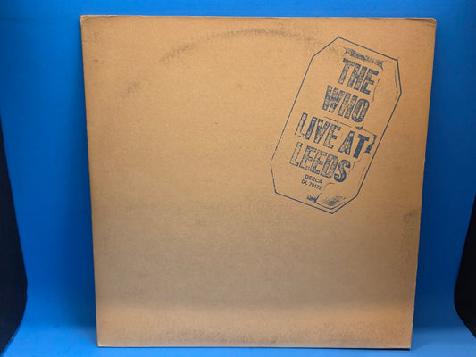 WHO LIVE AT LEEDS 1P INSERTS