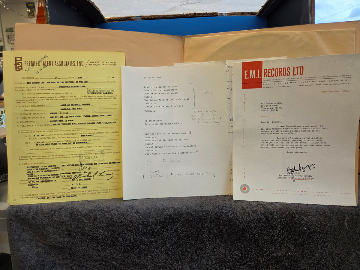 WHO LIVE AT LEEDS 1P INSERTS