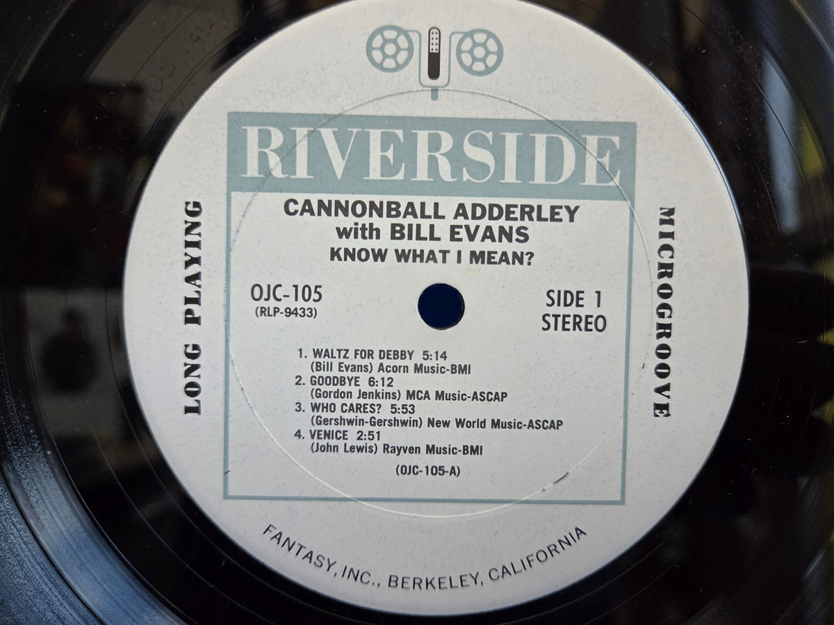 CANNONBALL ADDERLEY KNOW WHAT I MEAN OJC
