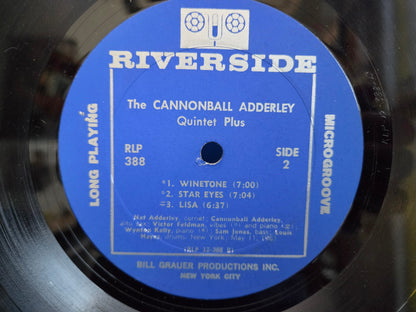 CANNONBALL ADDERLEY QUINTET PLUS 1P MONO