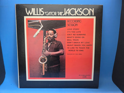 WILLIS JACKSON RECORDING SESSION