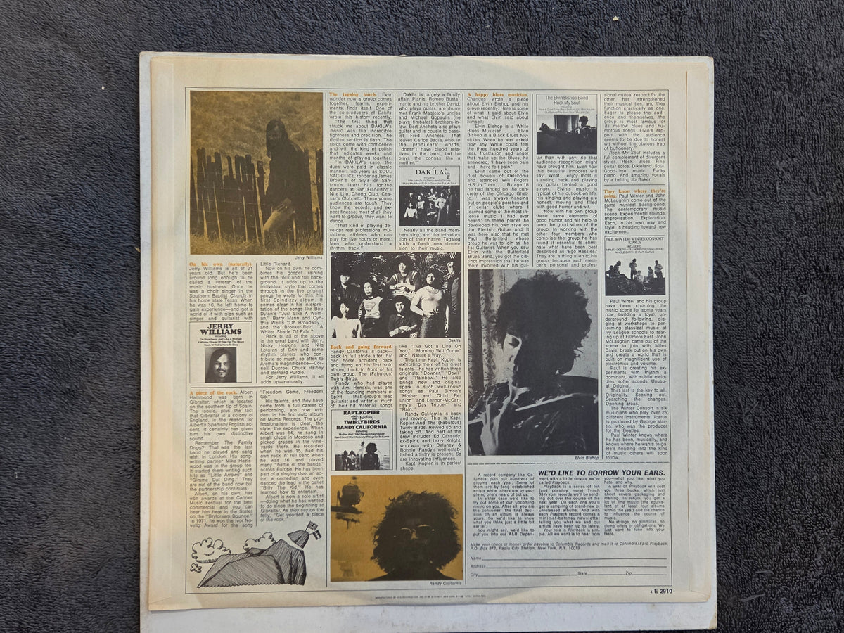 JEFF BECK BECK-OLA YELLOW EPIC LABEL