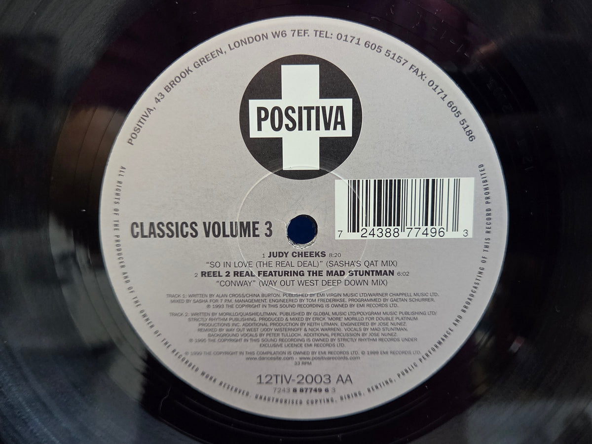 POSITIVA CLASSICS VOLUME 3 UK 12"