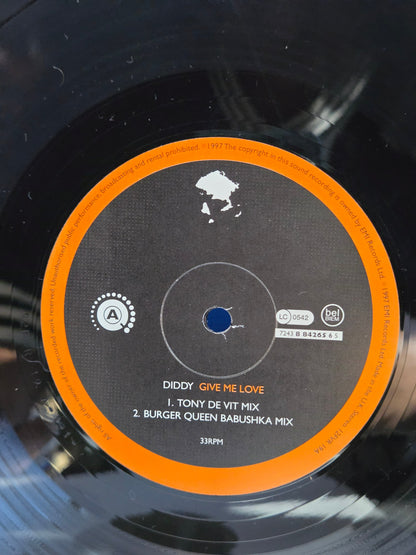 DIDDY GIVE ME LOVE UK IMP 12"