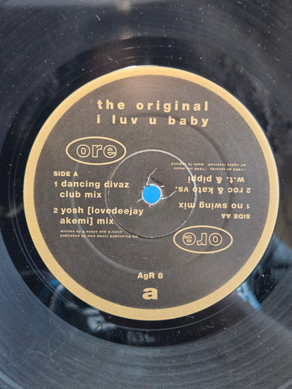 ORIGINAL I LUV U BABY UK IMP 12"