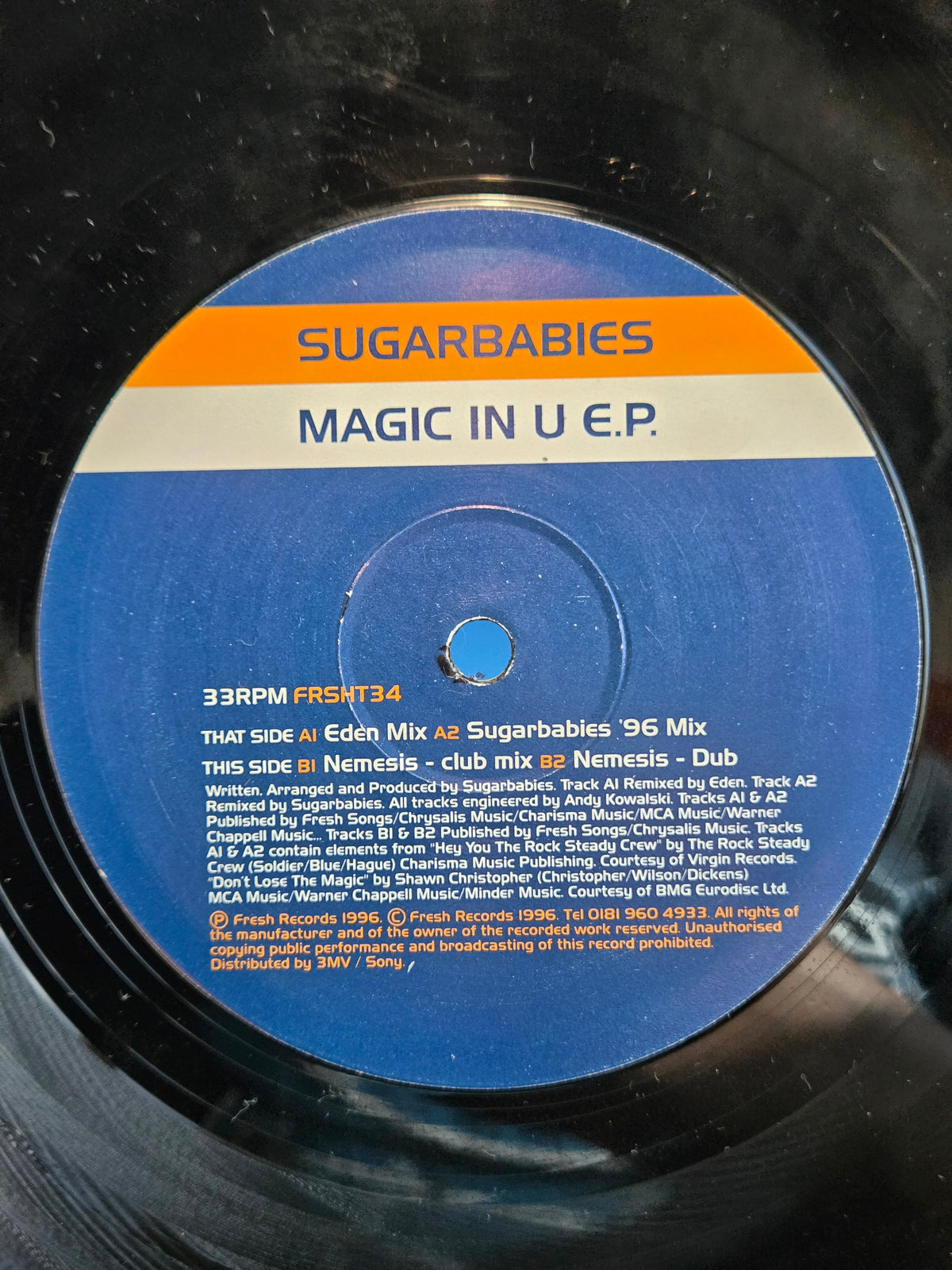 SUGARBABIES MAGIC IN U EP UK IMP 12"
