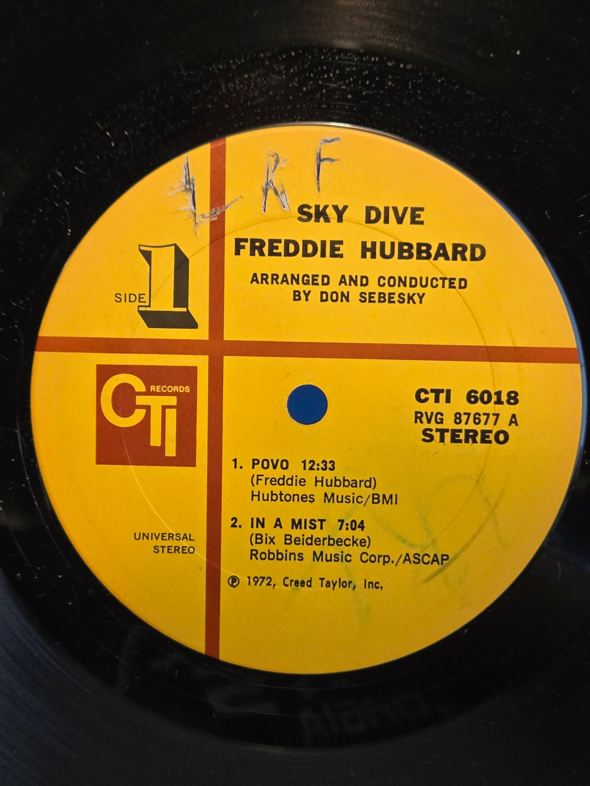 FREDDIE HUBBARD SKY DIVE