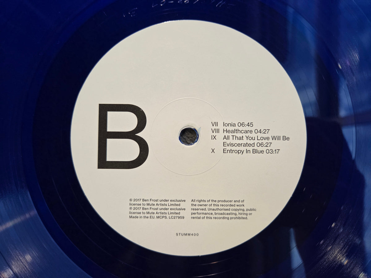 BEN FROST THE CENTRE CANNOT HOLD BLUE