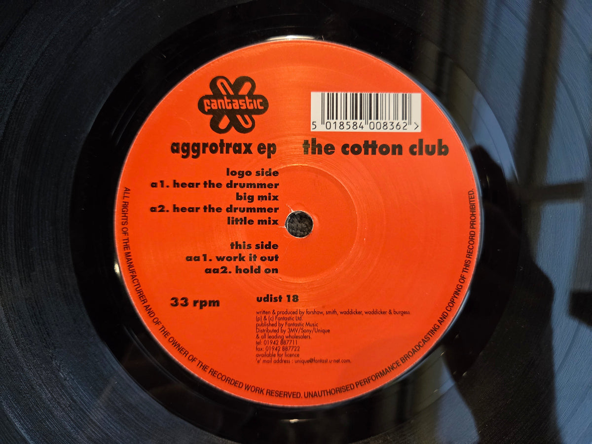 COTTON CLUB AGGROTRAX EP UK IMP 12"