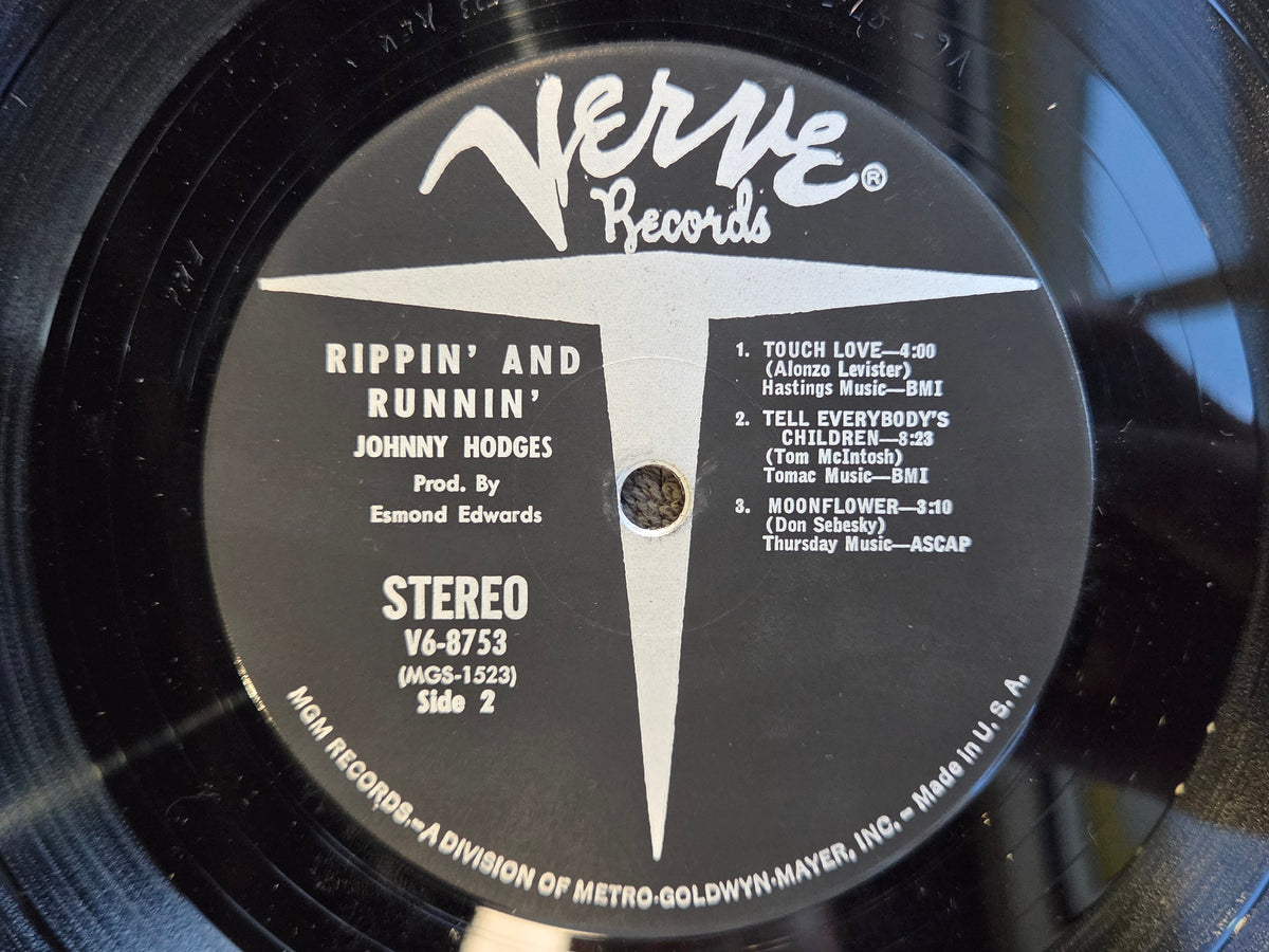 JOHNNY HODGES RIPPIN & RUNNIN