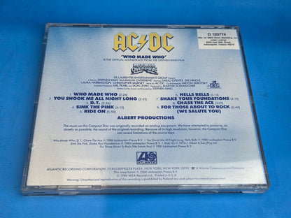 AC/DC WHO MADE WHO CD