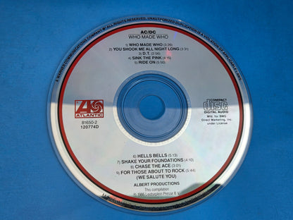 AC/DC WHO MADE WHO CD