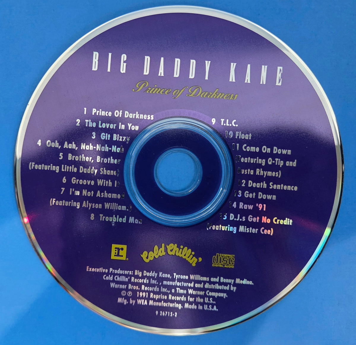 BIG DADDY KANE PRINCE OF DARKNESS CD