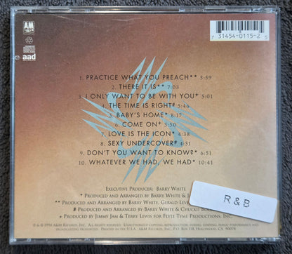 BARRY WHITE THE ICON IS LOVE CD