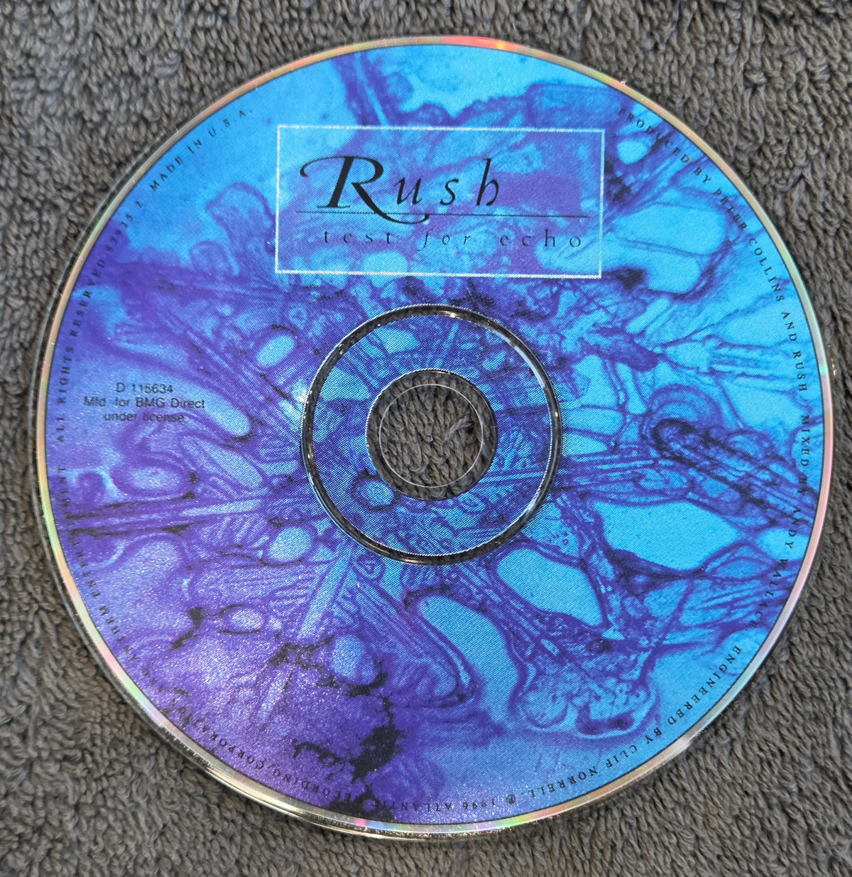 RUSH TEST FOR ECHO CD