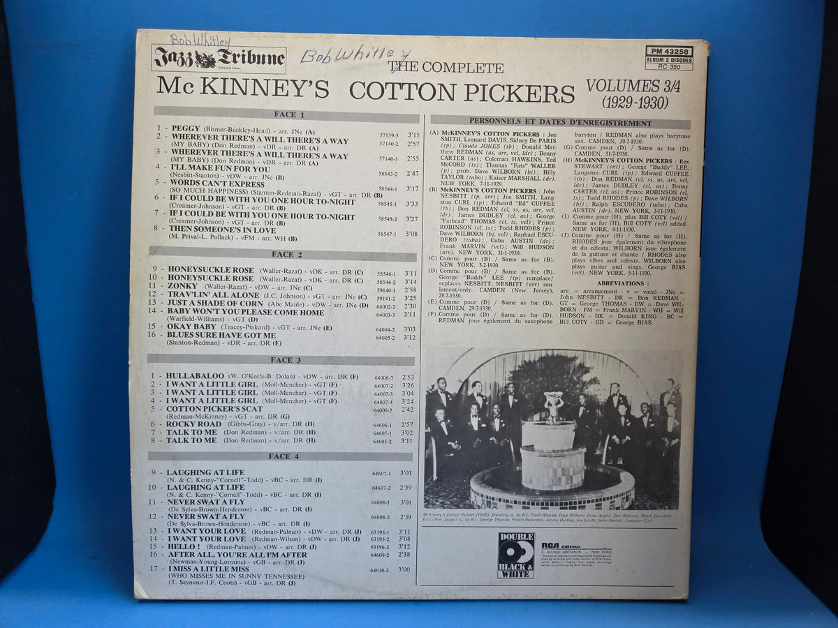 MCKINNEYS COTTON PICKERS THE COMPLETE VOLUMES 3/4 FRA IMP