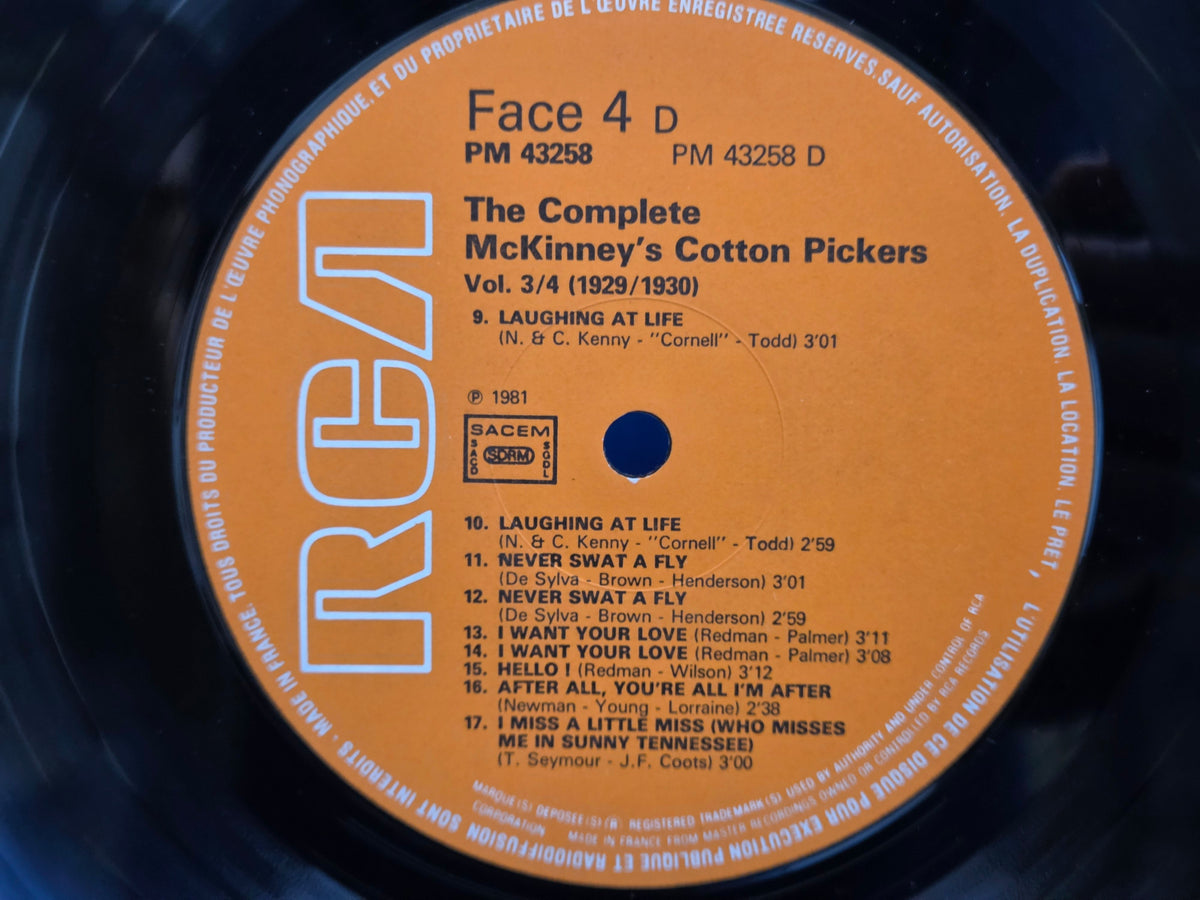 MCKINNEYS COTTON PICKERS THE COMPLETE VOLUMES 3/4 FRA IMP
