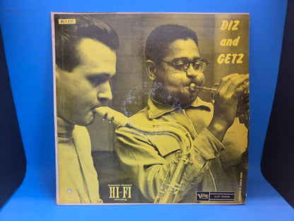 DIZZY GILLESPIE STAN GETZ DIZ AND GETZ MONO RE