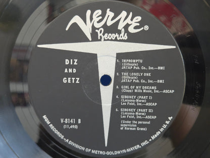 DIZZY GILLESPIE STAN GETZ DIZ AND GETZ MONO RE
