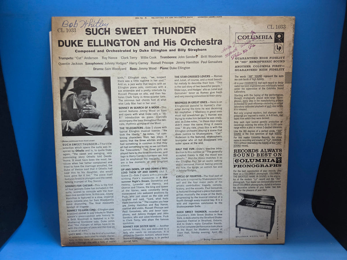 DUKE ELLINGTON SUCH SWEET THUNDER MONO 6 EYE