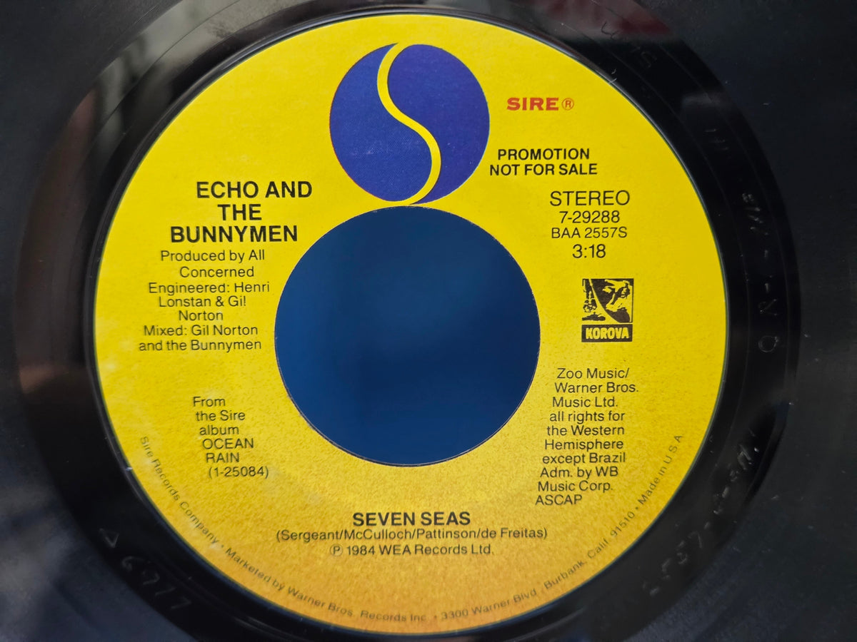 ECHO & THE BUNNYMEN SEVEN PROMO 7"