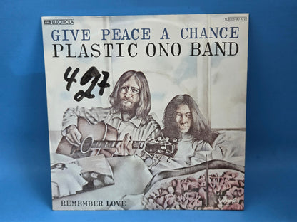 JOHN LENNON PLASTIC ONO BAND GIVE PEACE A CHANCE GER IMP PS 7"
