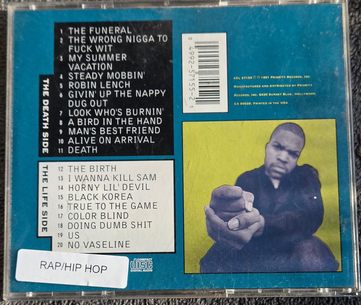 ICE CUBE DEATH CERTIFICATE CD