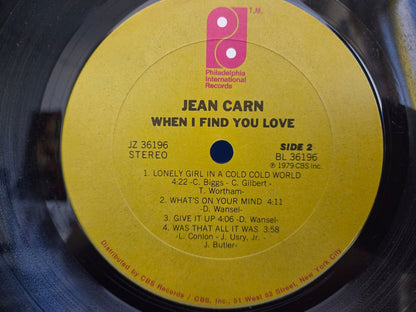 JEAN CARN WHEN I FIND YOU LOVE