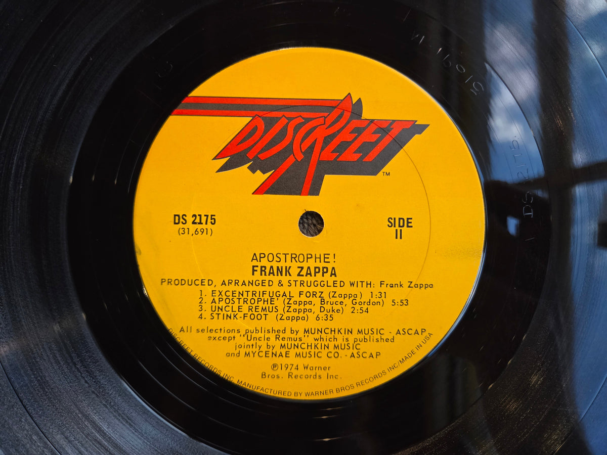 FRANK ZAPPA APOSTROPHE