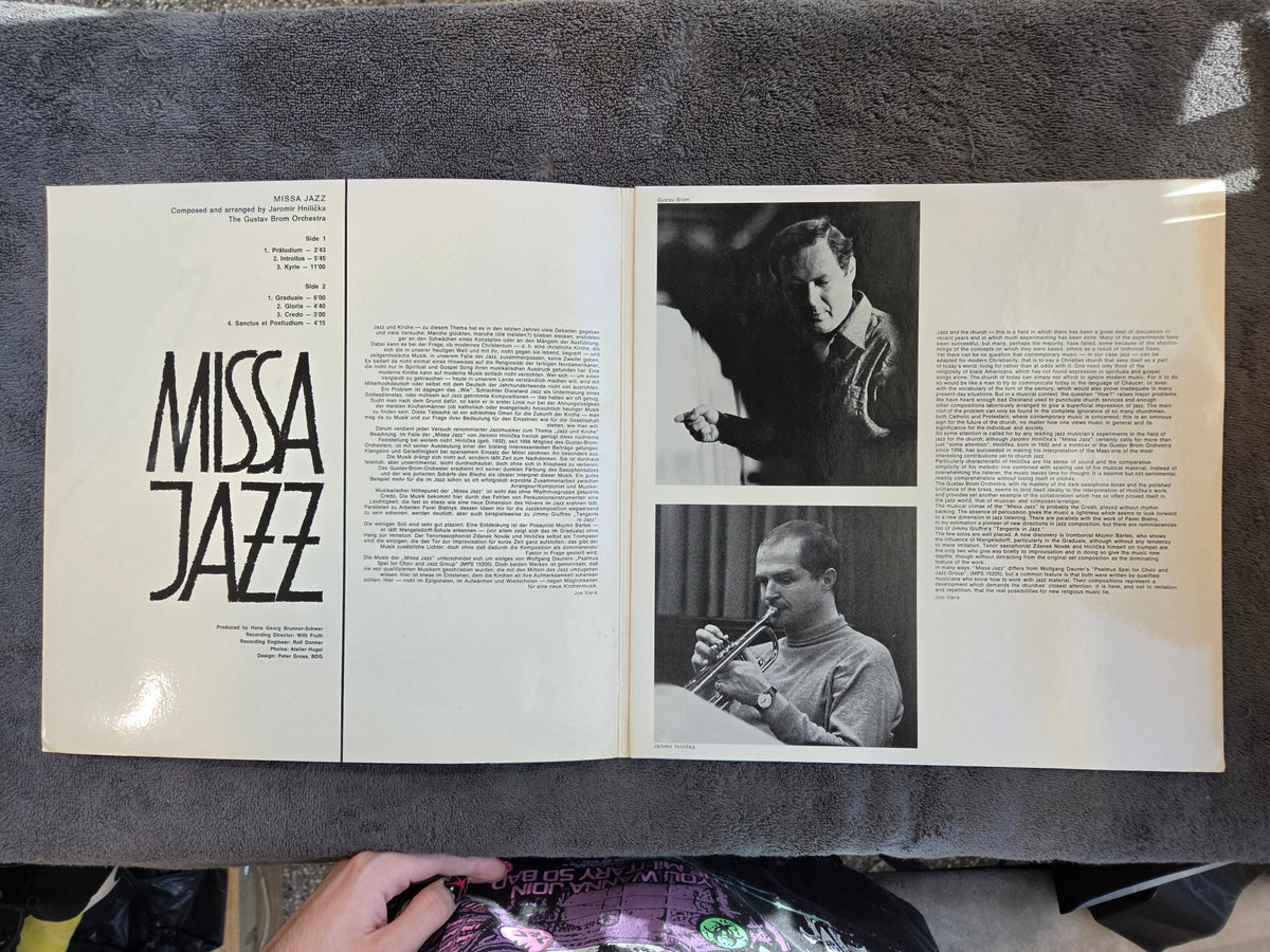 GUSTAV BROM MISSA JAZZ GER IMP