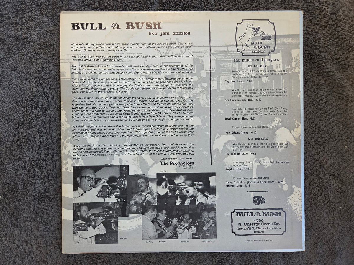 BULL & BUSH LIVE JAM SESSION