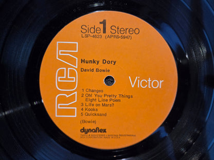 DAVID BOWIE HUNKY DORY 1P ORANGE LABEL